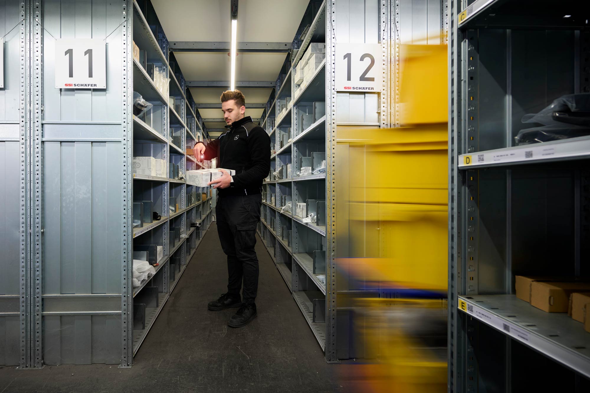 Varenox als digitales Teilemanagement im Lagereinsatz